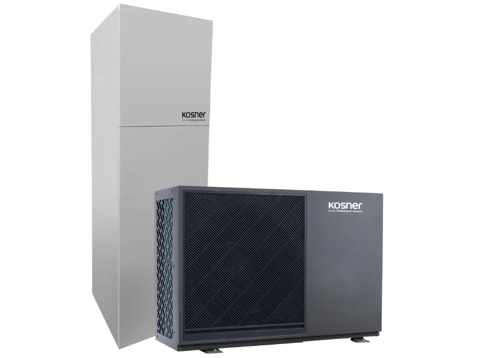 Aerotermia Kosner AQUARIS D HT R290 + INTEGRA — ACS integrado 4-12 kW