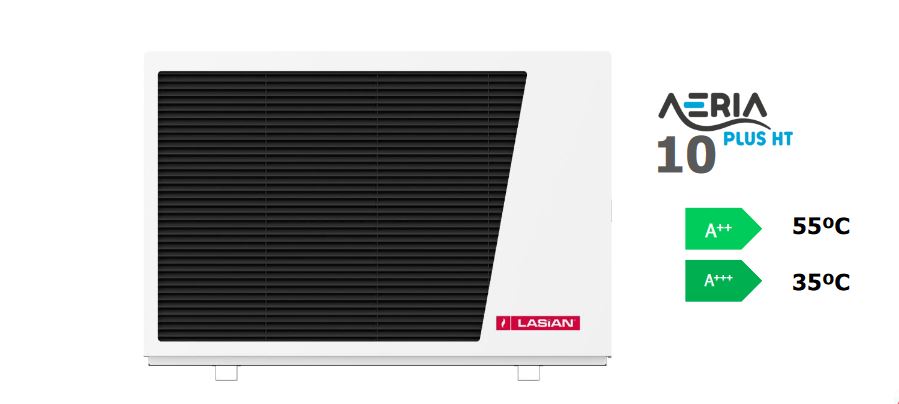 Aerotermia Lasian Aeria HT 12 de alta temperatura para casas de hasta 220 m² 