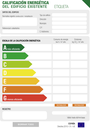 Certificados de eficiencia energética inicial y previsto, estudio de ahorro energético, y certificado final (para pisos)