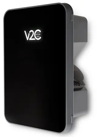 [Cargador Trydan 22 KW cable T2 con MID] Cargador vehículo eléctrico- V2C modelo Trydan PRO Cable T2 22 kW Trifásico para instalaciones comerciales (Con cable 5M) con contador MID