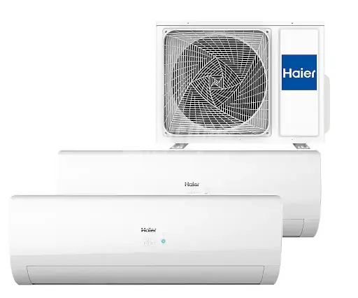 [Bomba de calor Haier Wifi + instalación + Kit IRPF] ♨️❄️Bomba de calor para dos estancias + kit deducción IRPF para propietarios- Incluye instalación