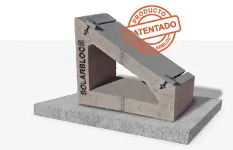 [Estructura de hormigon Solarbloc] Soportes Solarbloc® para cubiertas planas – Utilizados en instalaciones Vimart G&T