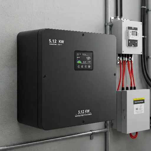 [Kit 2 baterías de 5,12 (10,24 kWh)] Kit instalación y baterías de 10,24 kWh con sistema anti apagones 