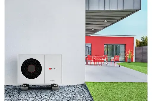 Saunier Duval Genia Air Max R290 — Aerotermia monobloc de alta temperatura y alta gama de 9,5-18 kW 