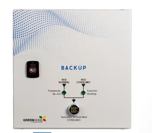 Cuadro de protección AC para instalación fotovoltáica Greenheiss Solar Backup Box 4kW monofásico 